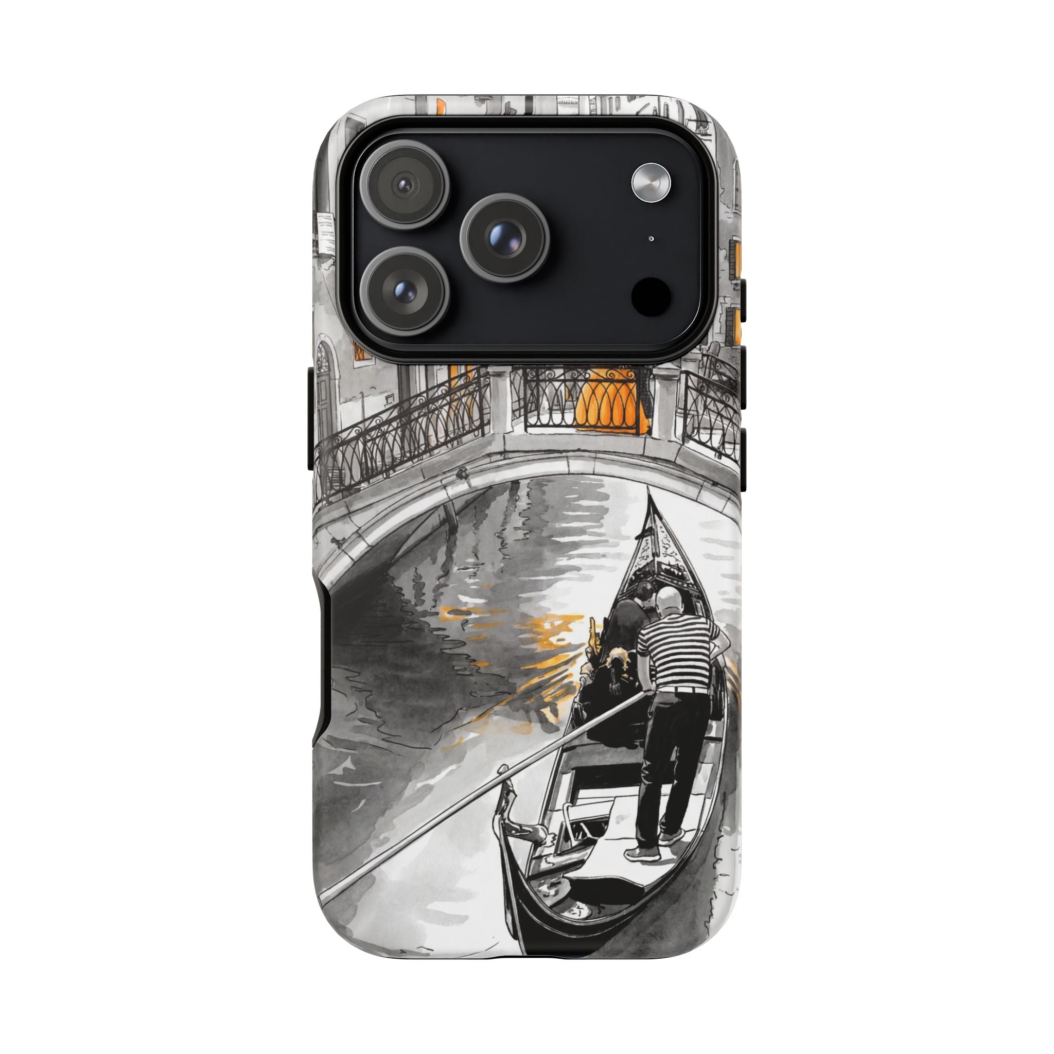 Venice Gondola iPhone Case | Romantic Canal Scene Protective Case