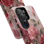 Vintage Rose Samsung Galaxy Phone Case | Floral Bouquet Art Cover