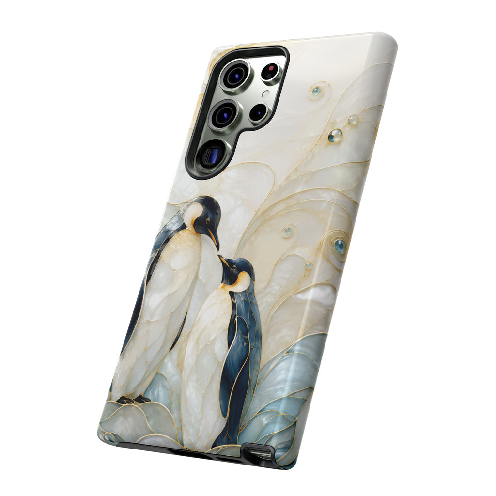 Penguin Samsung Galaxy Phone Case | Cute Penguin Couple Phone Case