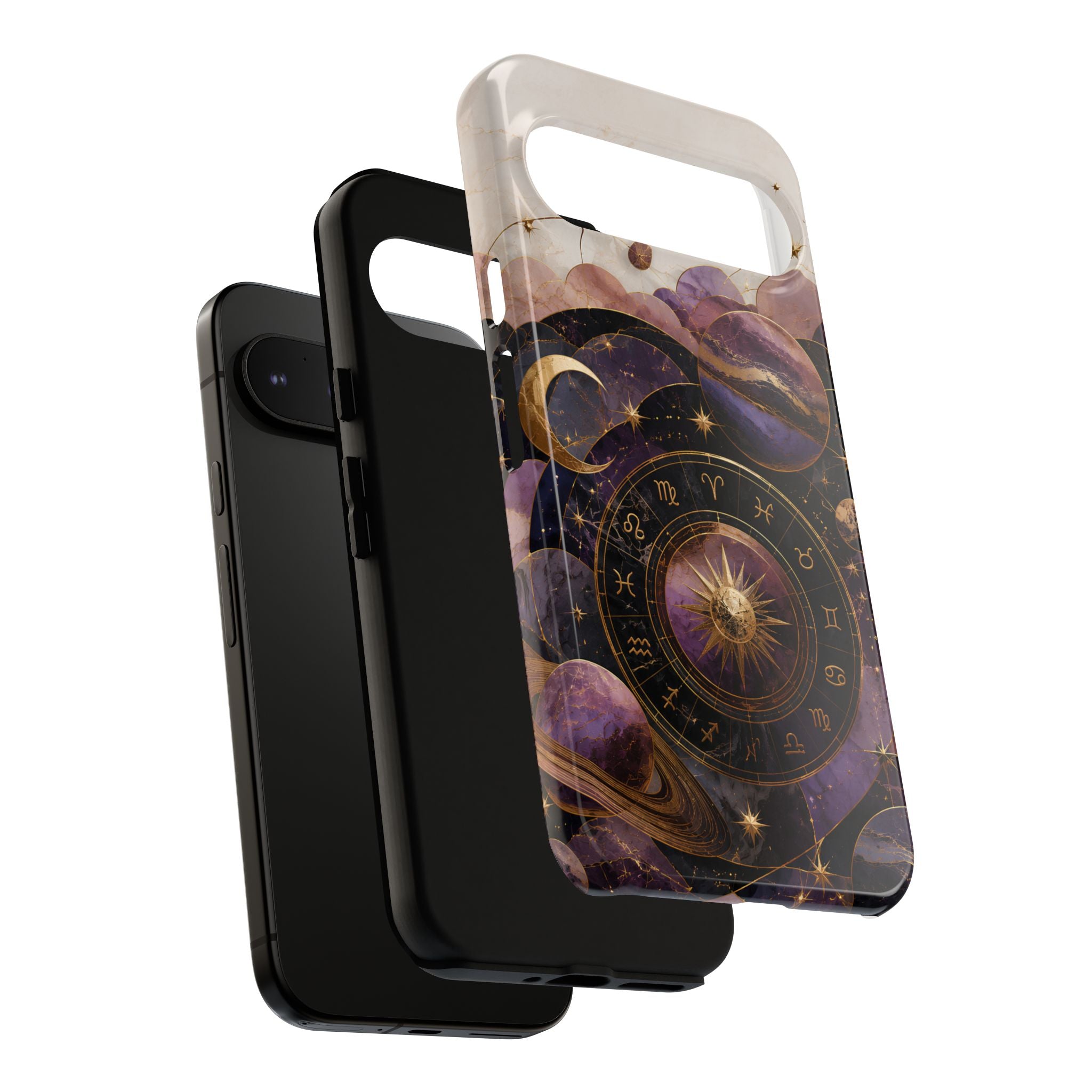 Vintage Zodiac Google Pixel Phone Case | Celestial Moon Astrology Phone Case