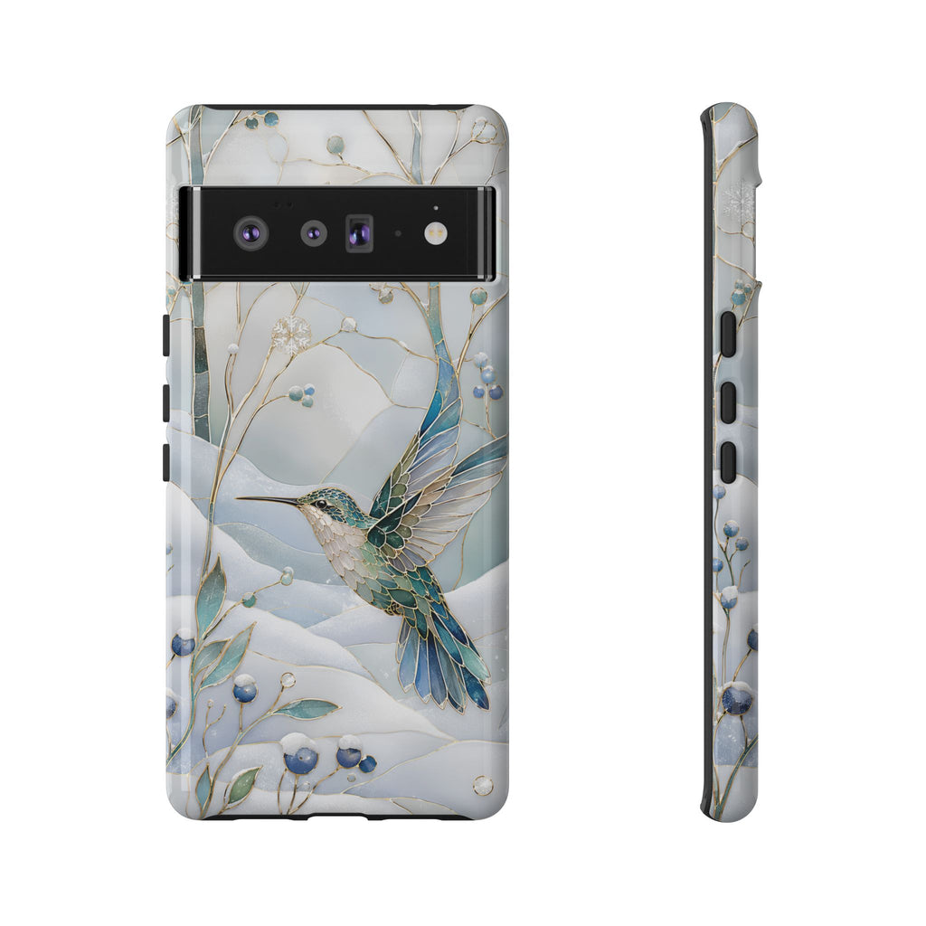 Hummingbird Google Pixel Phone Case | Winter Bird Phone Case