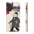 Detective in London Samsung Galaxy Phone Case