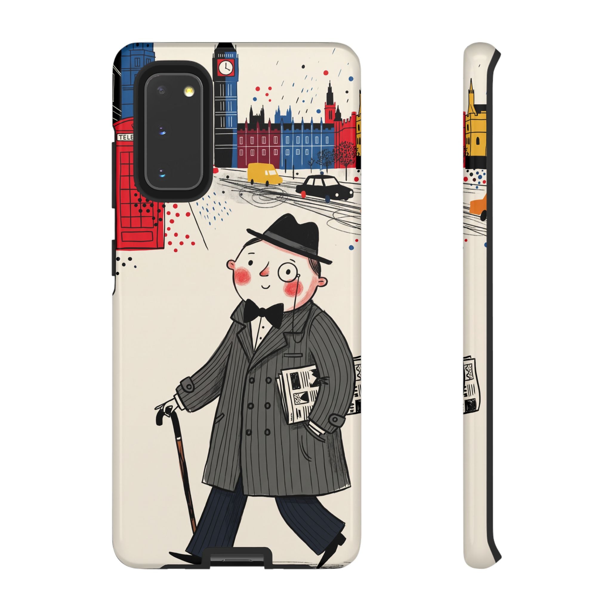 Detective in London Samsung Galaxy Phone Case