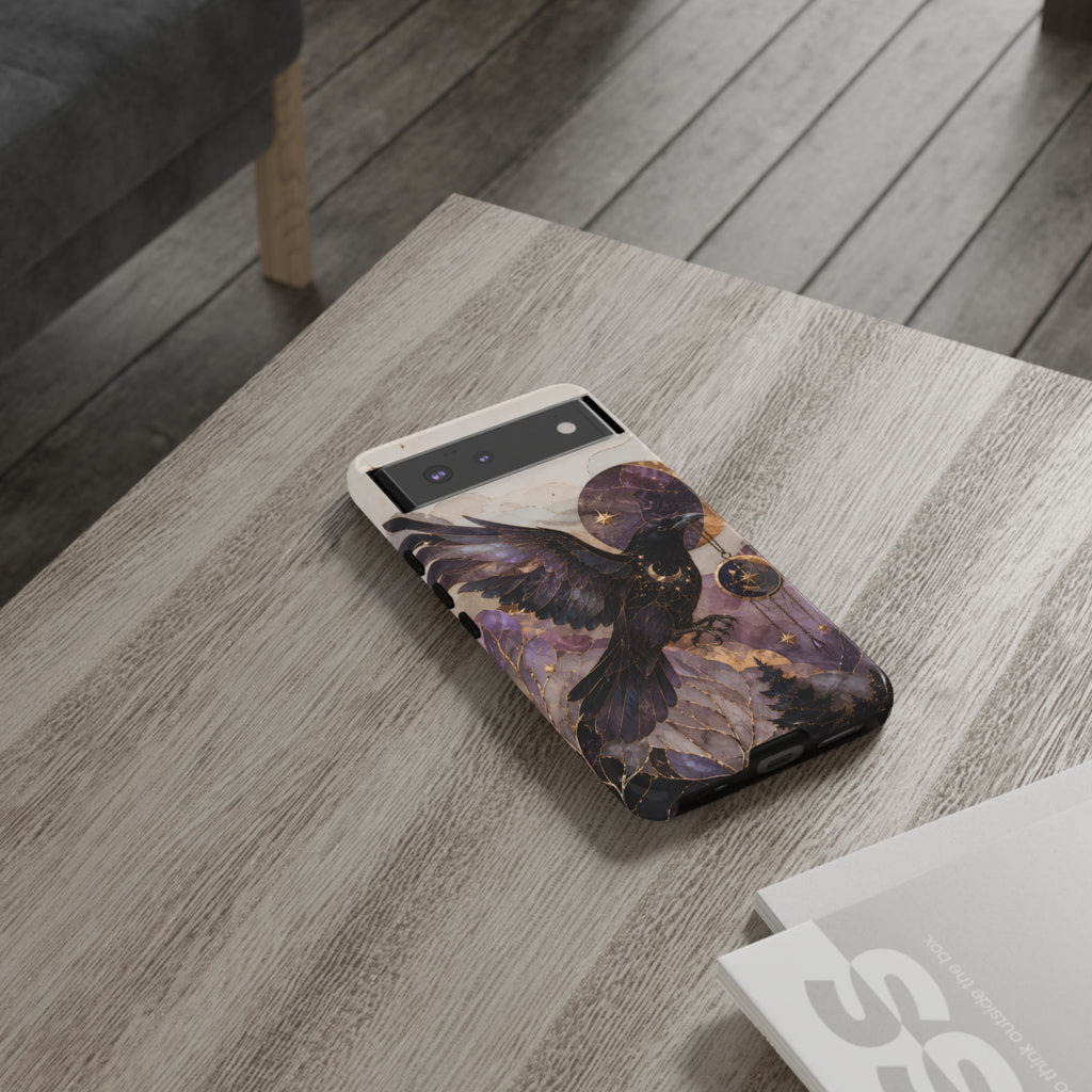 Raven Google Pixel Phone Case | Gothic Bird Phone Case