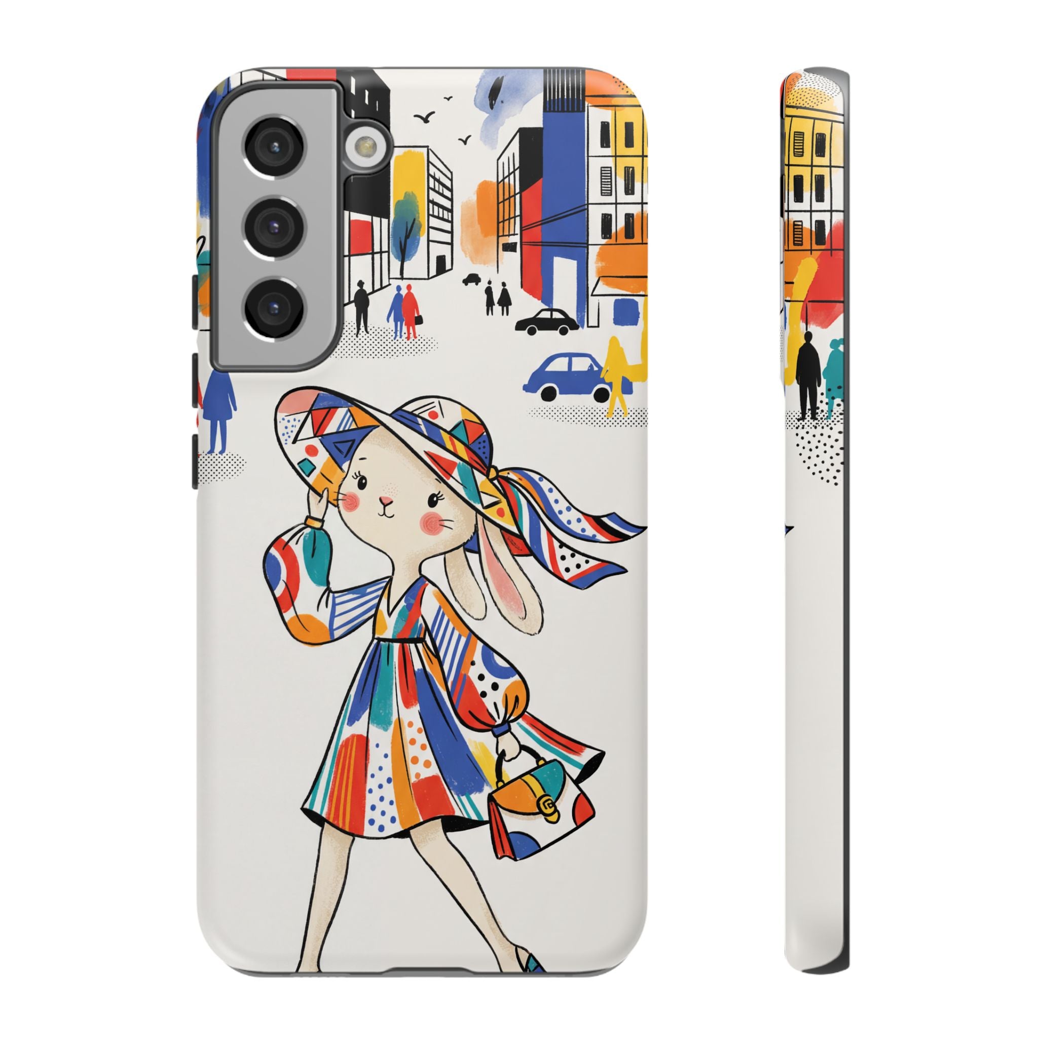 Chic Bunny City Samsung Galaxy Phone Case