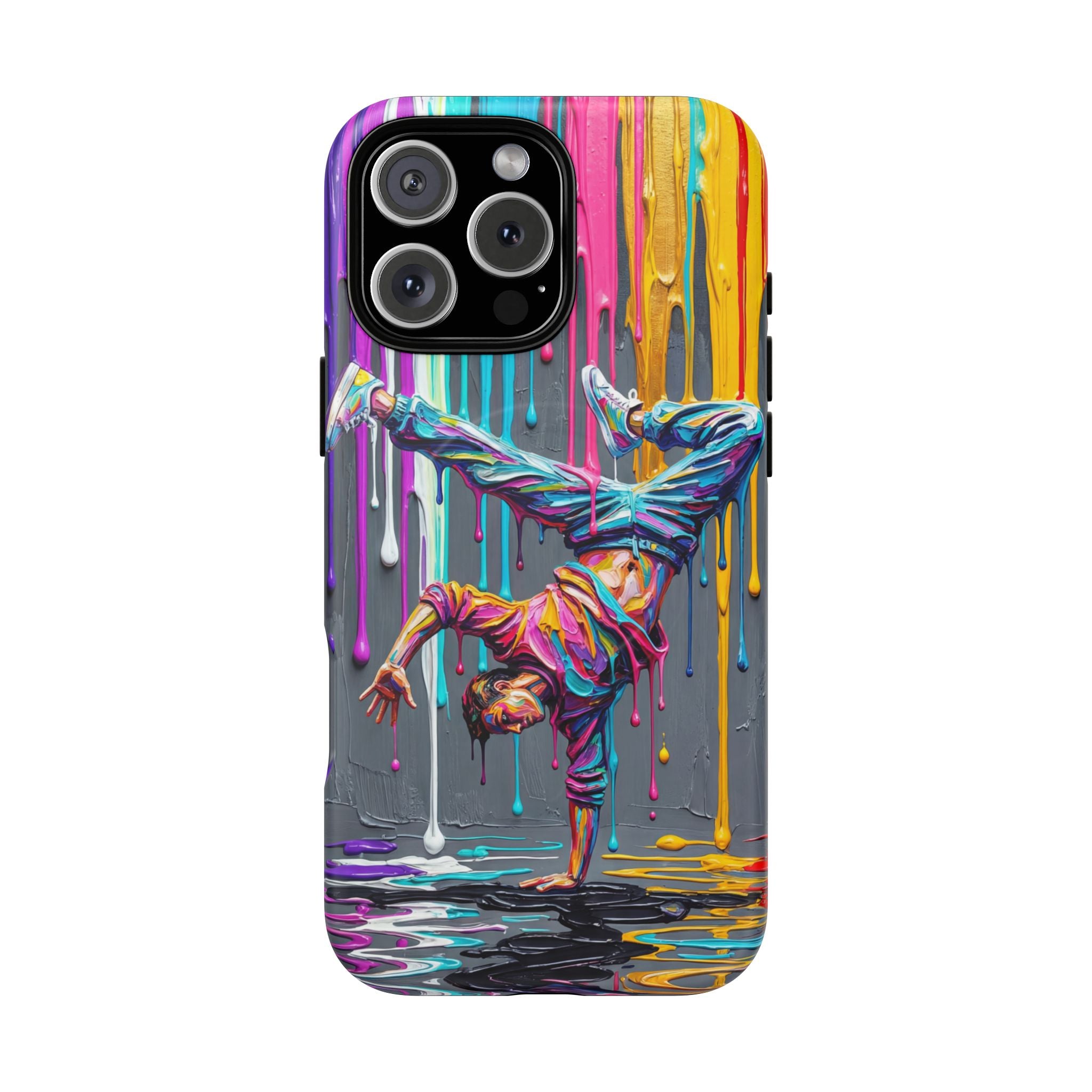 Colorful Breakdancer Graffiti Tough MagSafe Phone Case