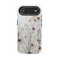 Ladybug Floral iPhone Case | White Flower iPhone Case