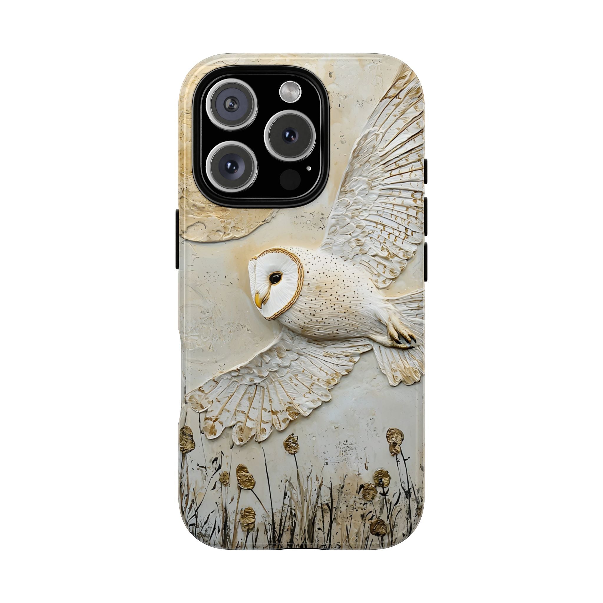 Barn Owl iPhone Case — Elegant Flying Owl Wildlife