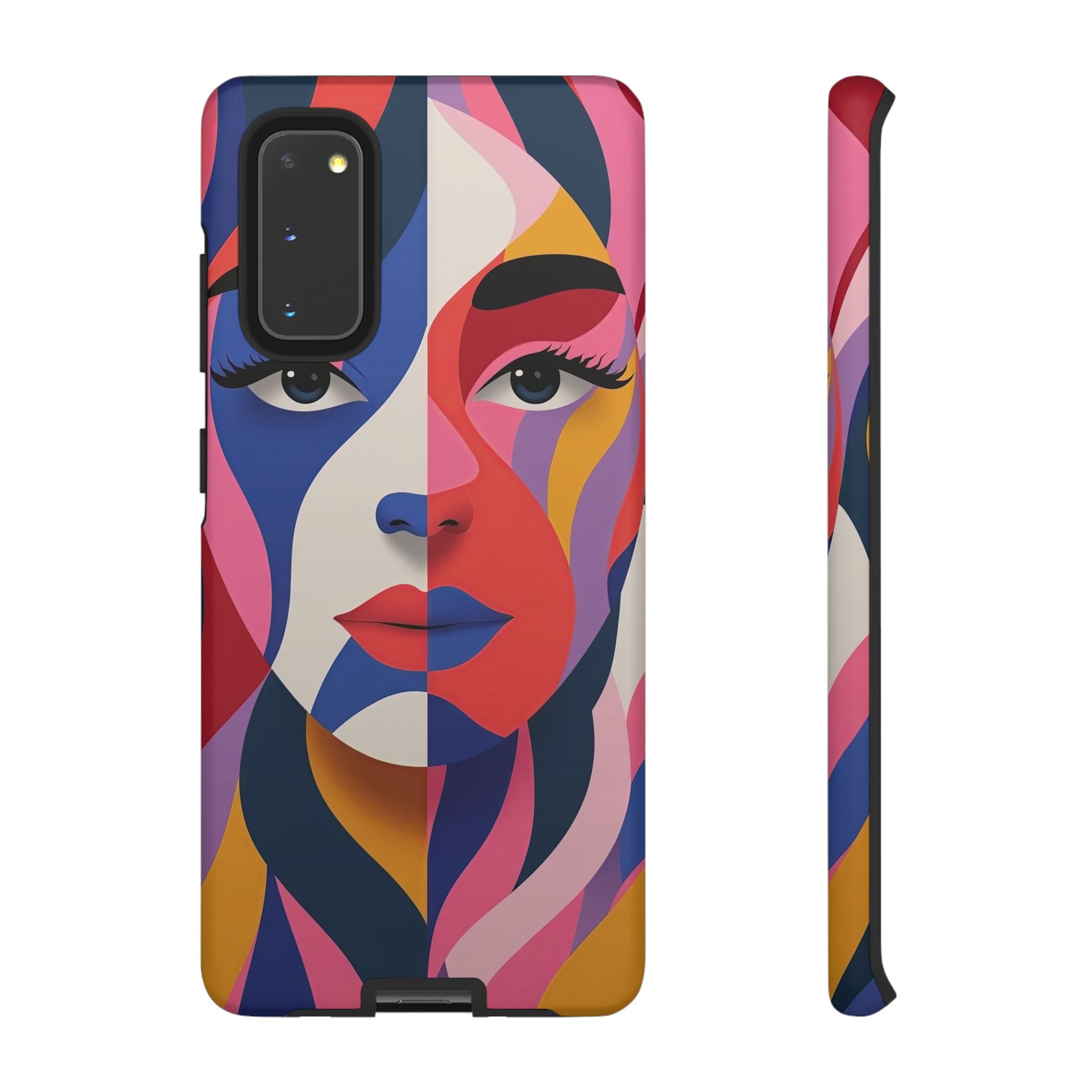 Abstract Colourful Face Samsung Galaxy Case | Vibrant Pop Art