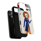 Lion Gentleman iPhone Case | Dapper Lion in City Rain
