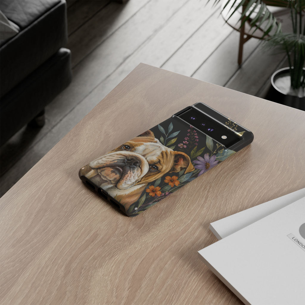 English Bulldog Google Pixel Phone Case | Bulldog Dog Art Cover
