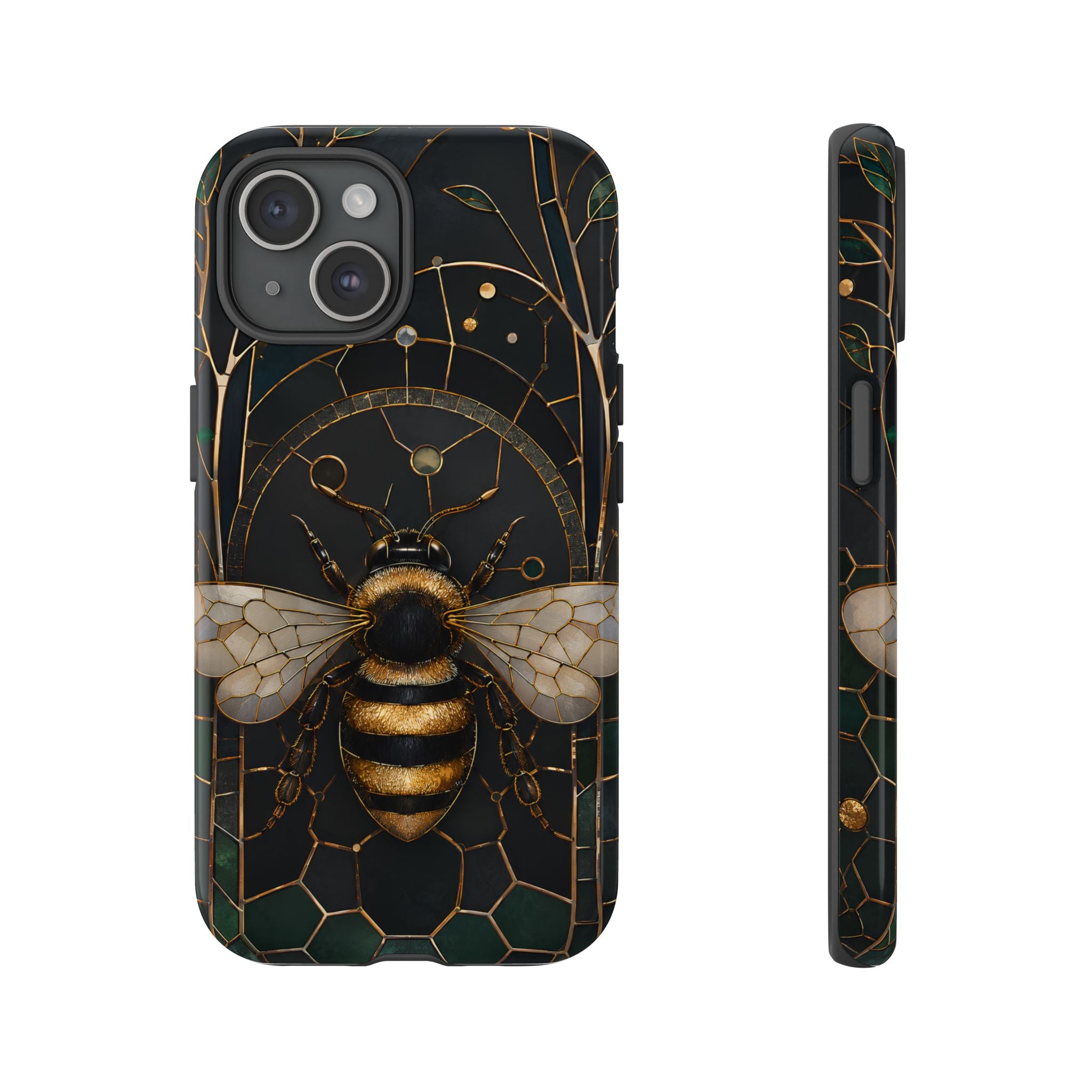 Golden Bee iPhone Case | Vintage Bee Art Cover