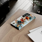 Floral Autumn Leaves Watercolour Tough Samsung Galaxy Case