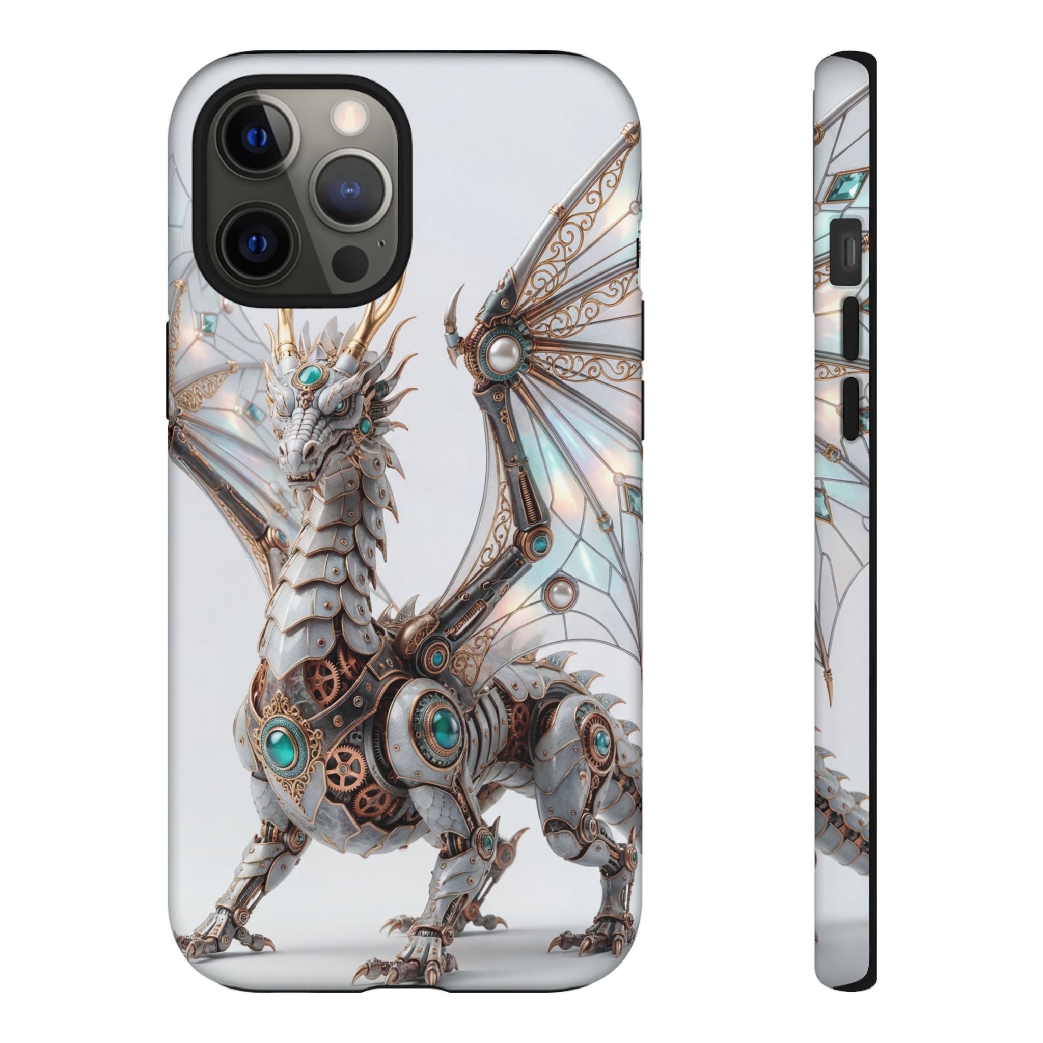 Steampunk Mechanical Dragon iPhone Case — Fantasy Armor Protective Cover