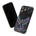 Colorful Neon Phoenix Tough iPhone Case