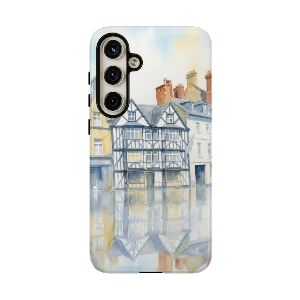 English Tudor Building Aesthetic Samsung Galaxy Phone Case