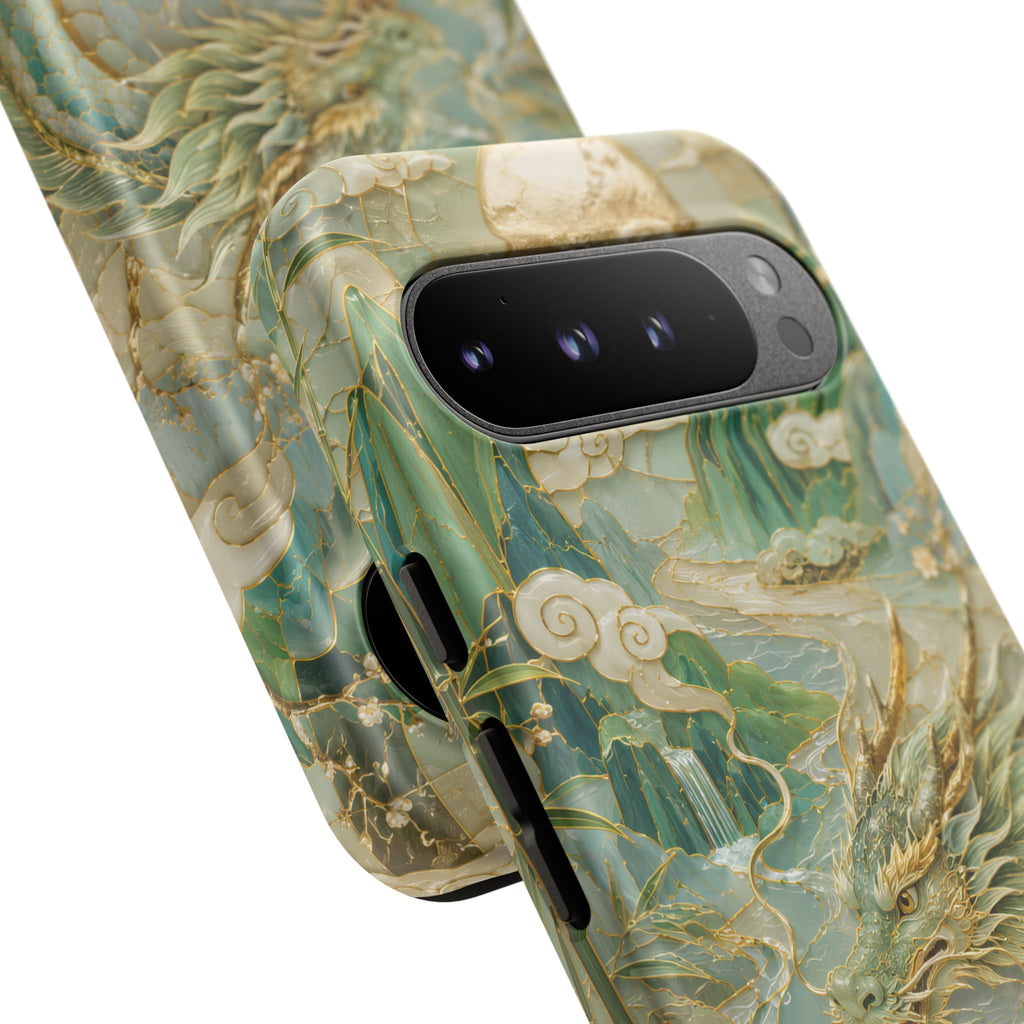 Chinese Dragon Google Pixel Phone Case | Jade Dragon Art Cover