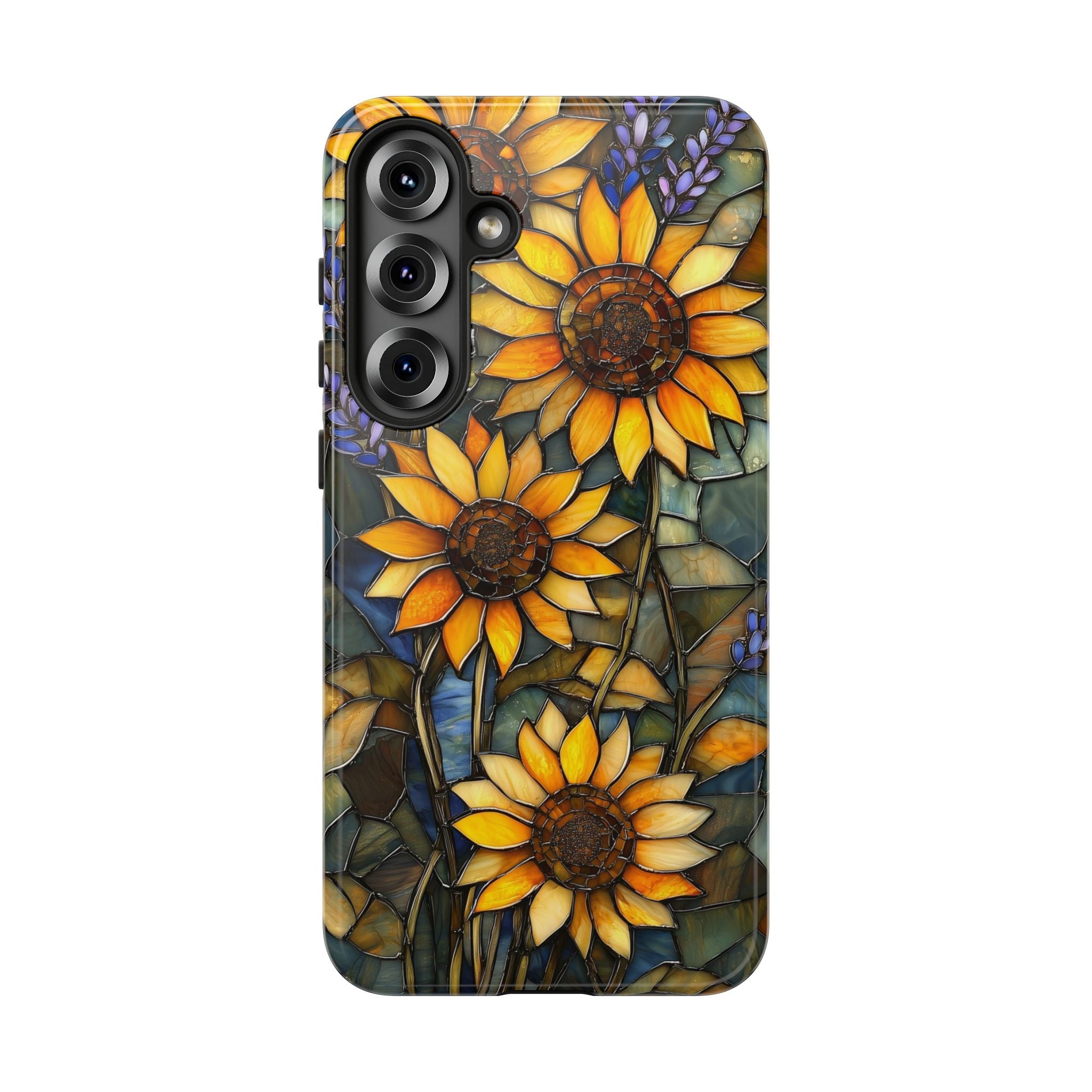 Sunflower Stained Glass Samsung Galaxy Case