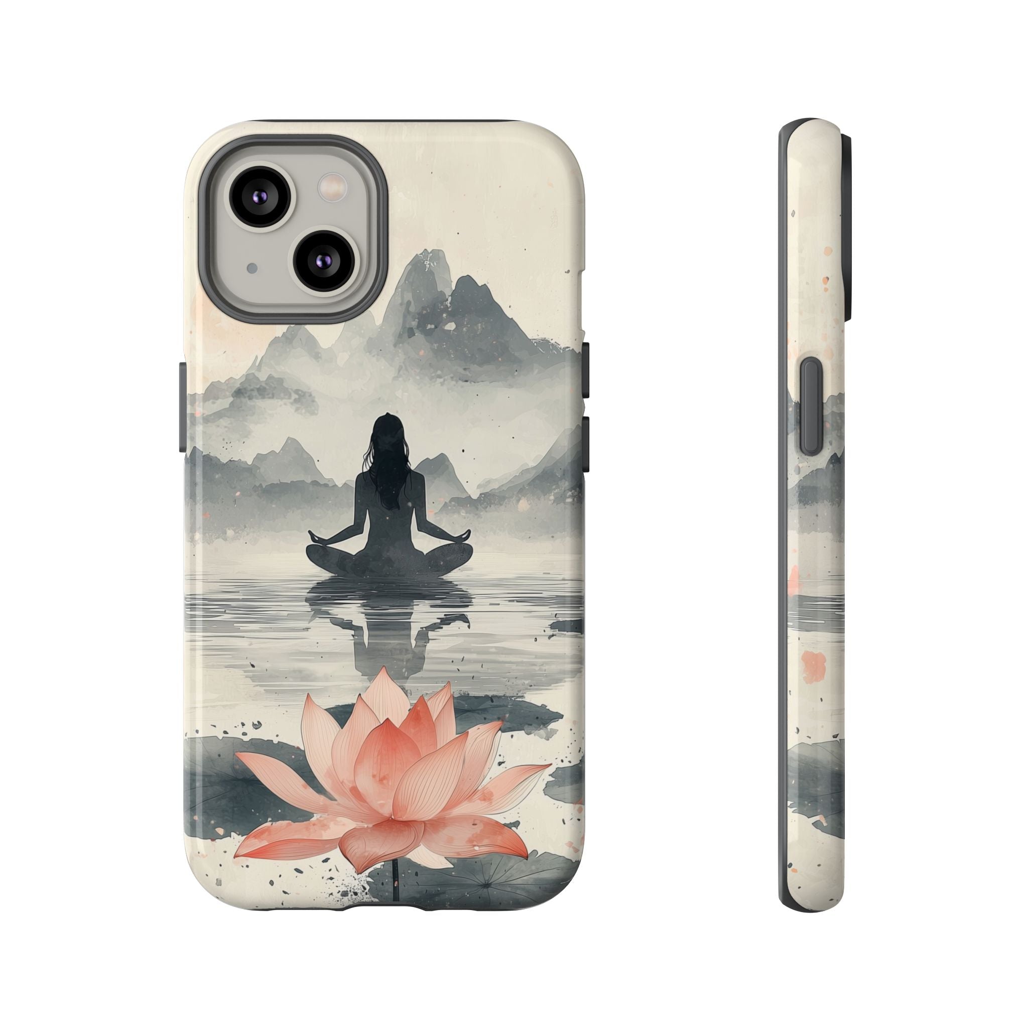 Zen Yoga Meditation Lotus iPhone Case
