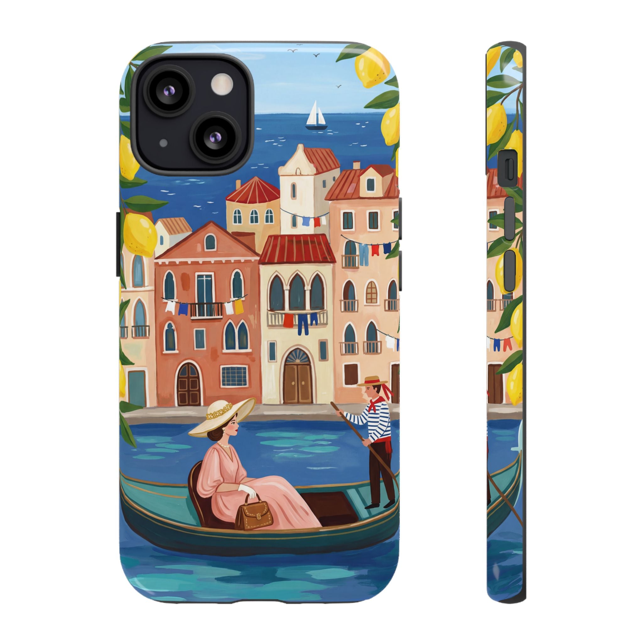 Venetian Gondola iPhone Case | Lemon Coast Waterfront Travel