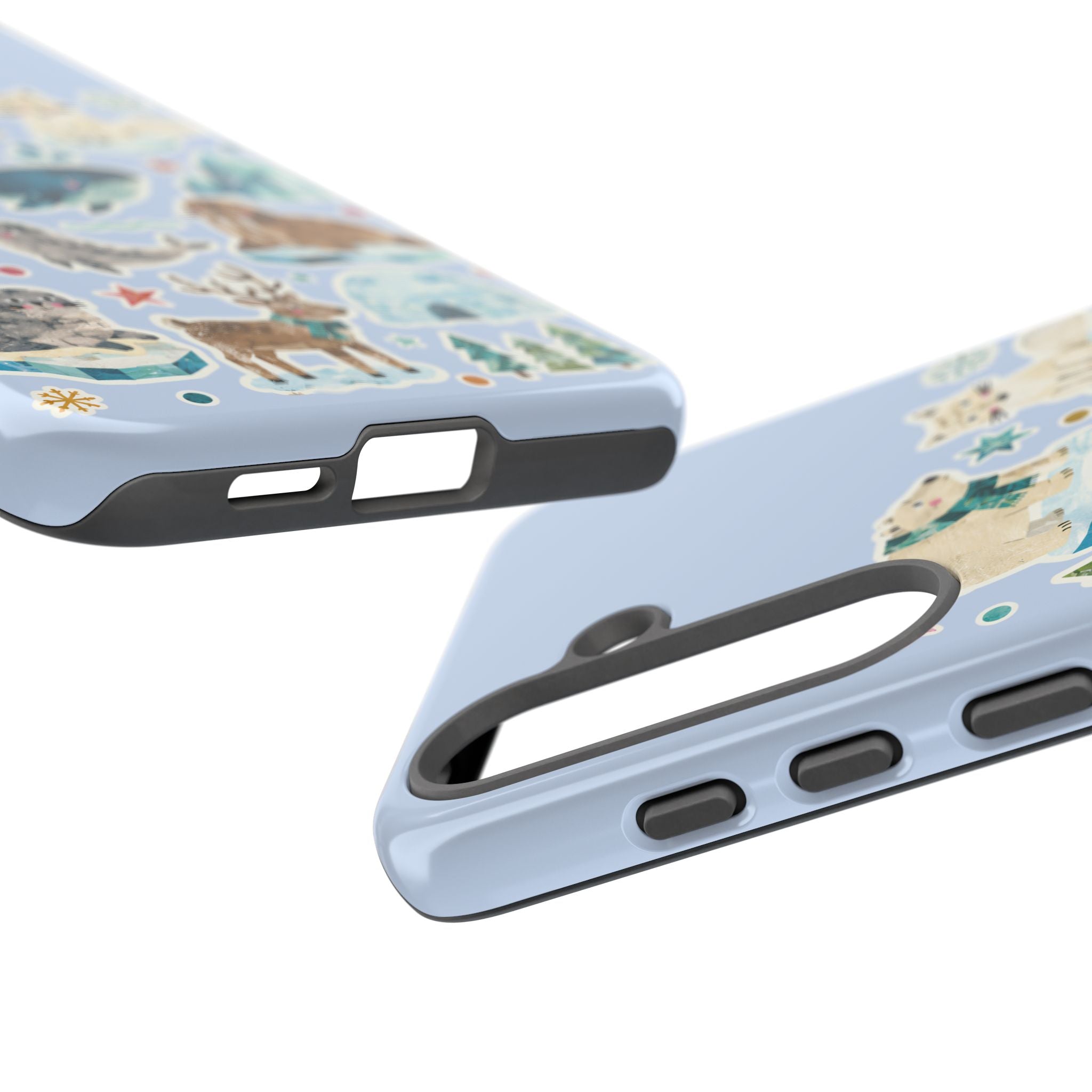 Cute Arctic Animals Tough Samsung Galaxy Phone Case