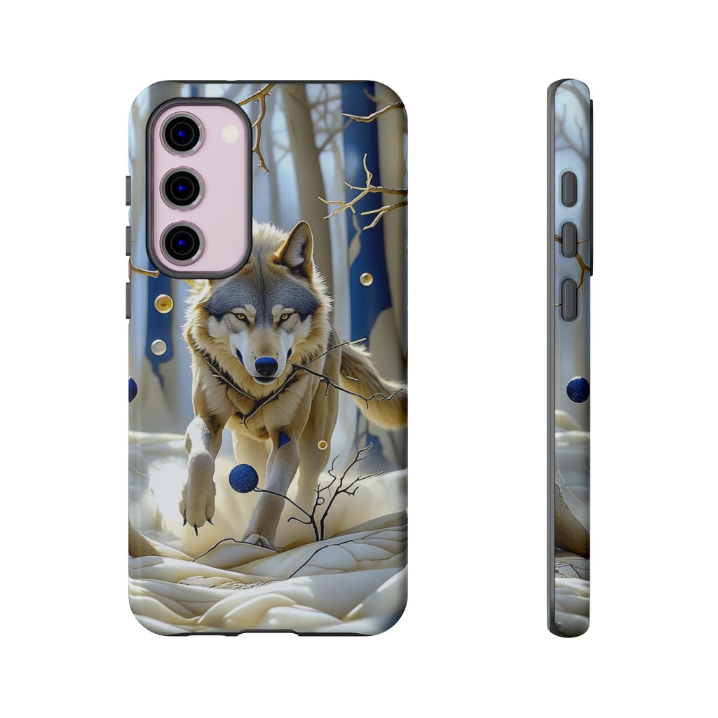 Wolf in Snow Samsung Galaxy Case — Rugged Wildlife