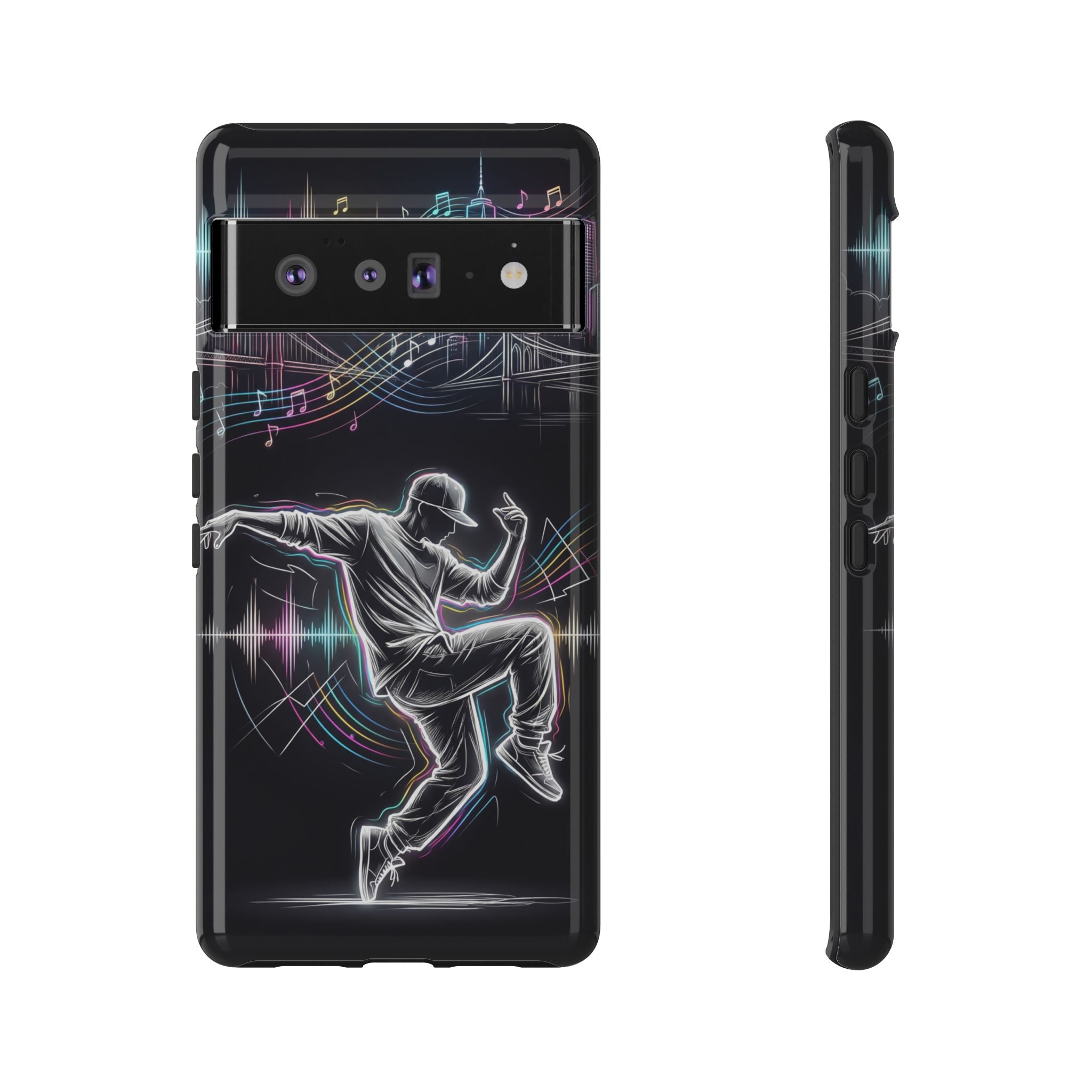 Dancer Neon Skyline Google Pixel Phone Case