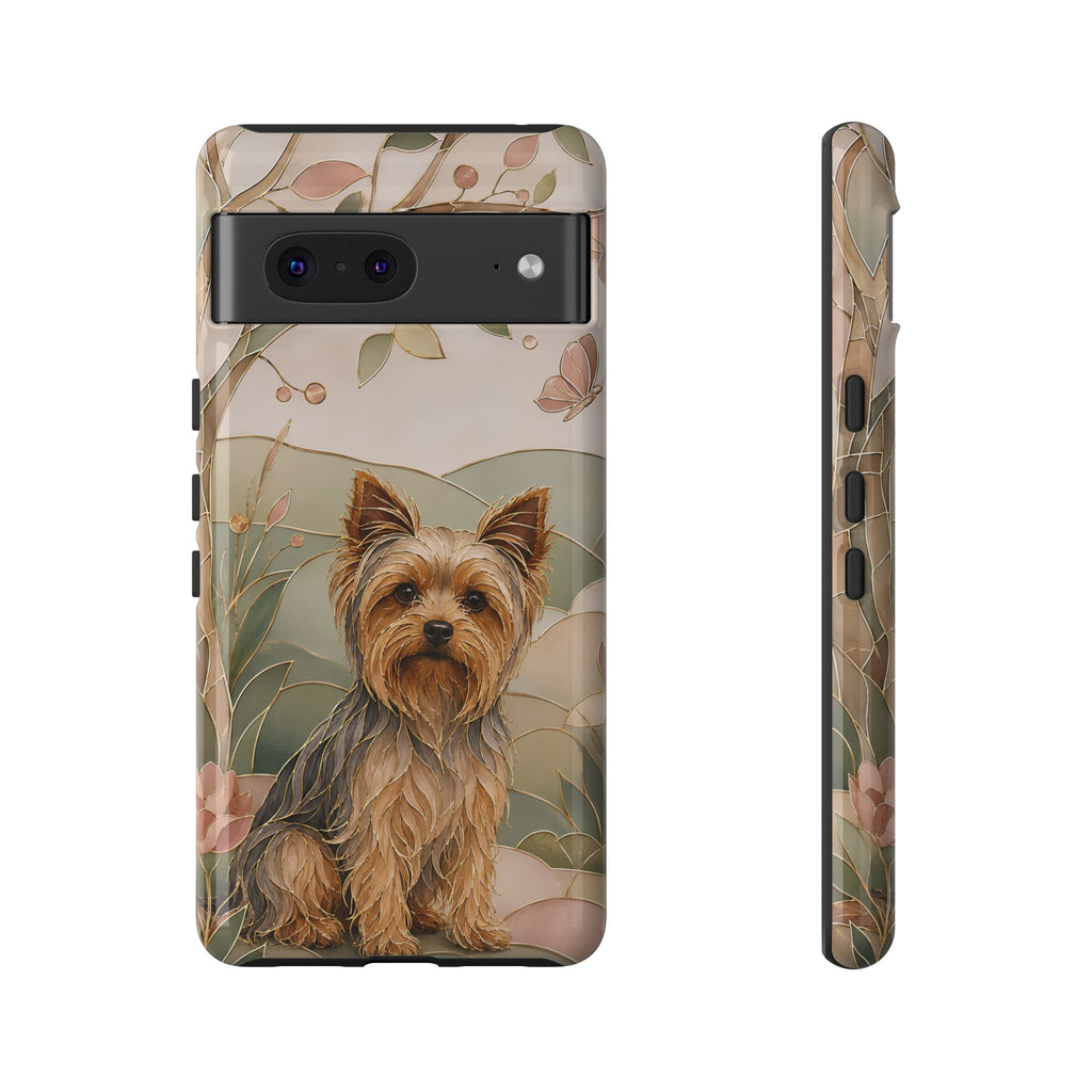 Yorkie Google Pixel Phone Case | Yorkshire Terrier Art Cover