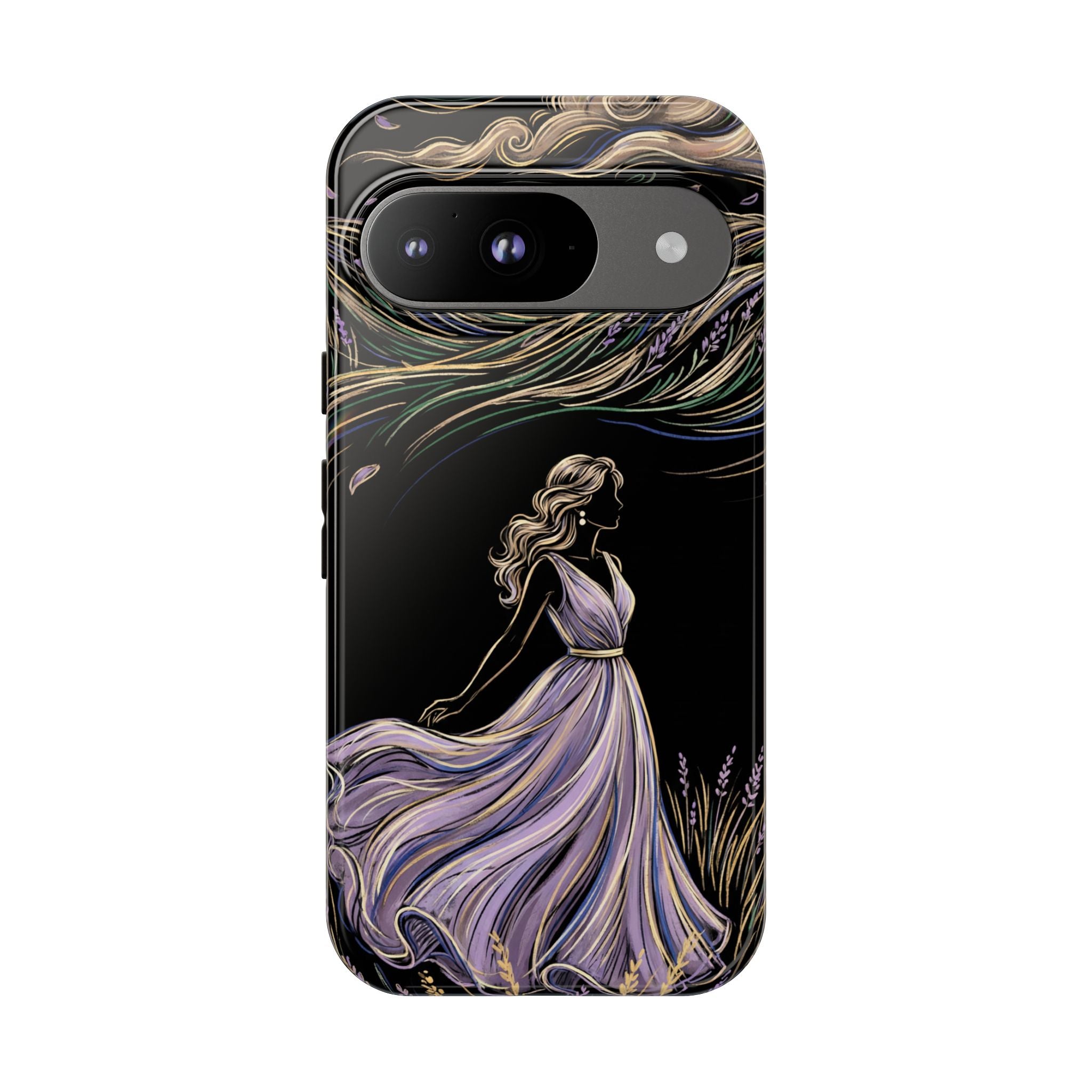 Lavender Breeze Google Pixel Phone Case | Elegant Dancing Woman Floral Protection
