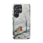 Robin Samsung Galaxy Phone Case | Winter Bird Phone Case