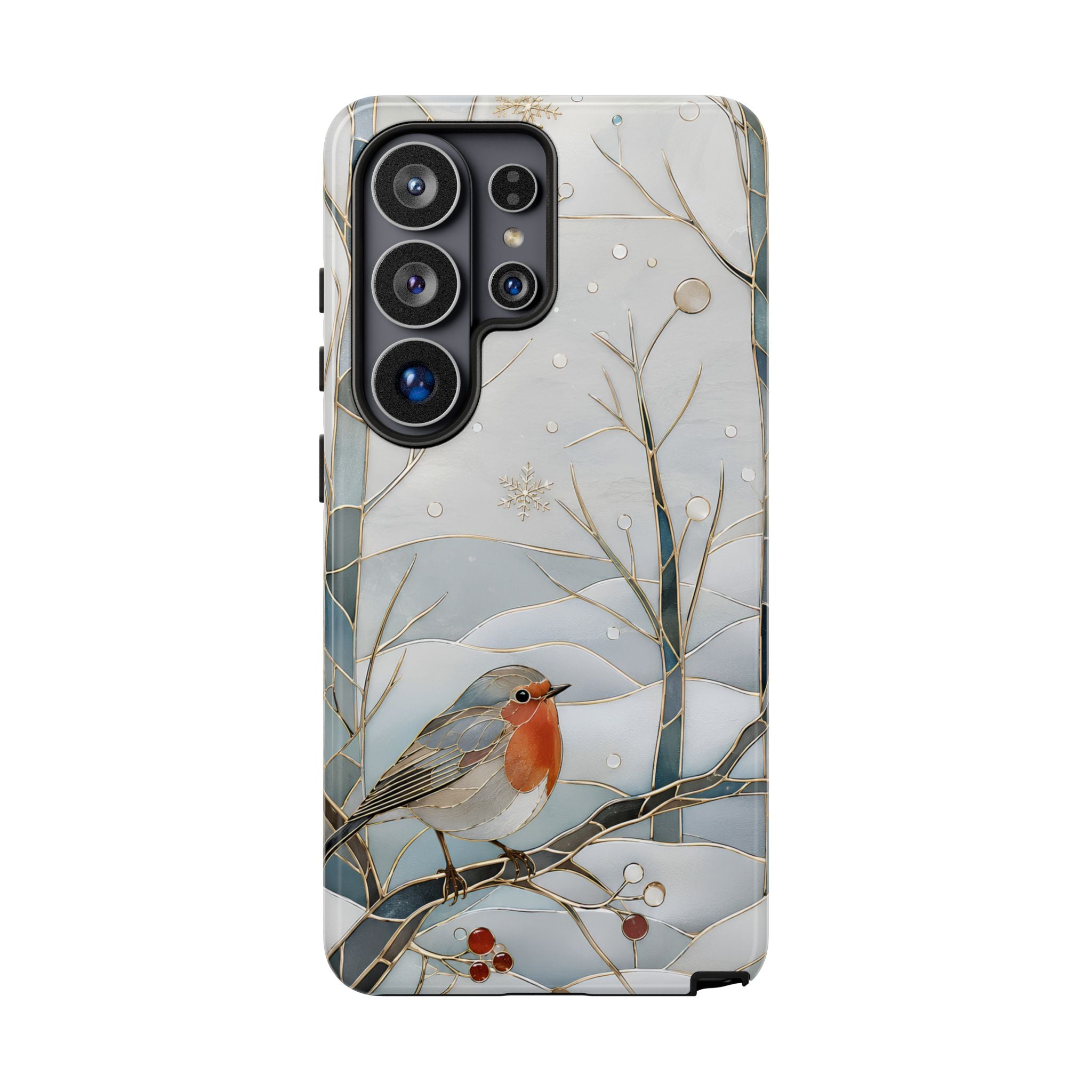 Robin Samsung Galaxy Phone Case | Winter Bird Phone Case