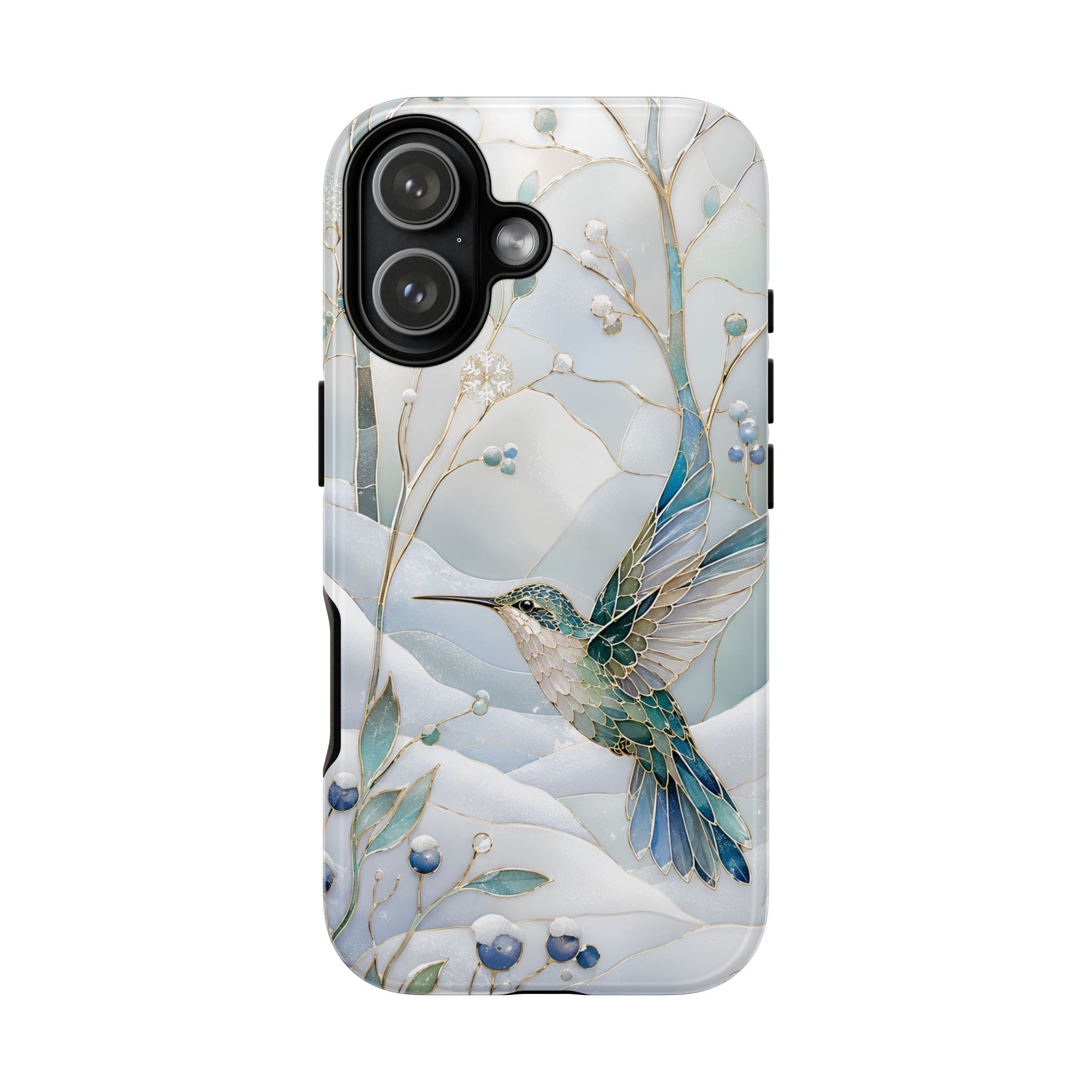 Hummingbird iPhone Case | Winter Bird iPhone Case