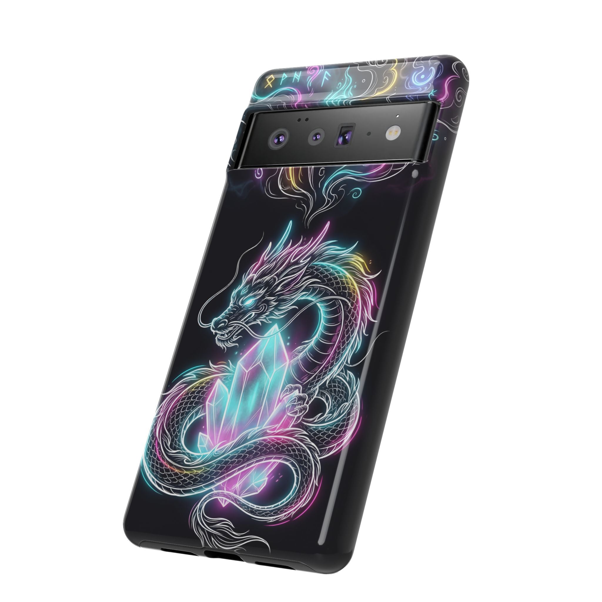 Neon Loong Crystal Google Pixel Phone Case
