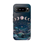 Celestial Zodiac Wheel Google Pixel Phone Case | Moon Phase Phone Case