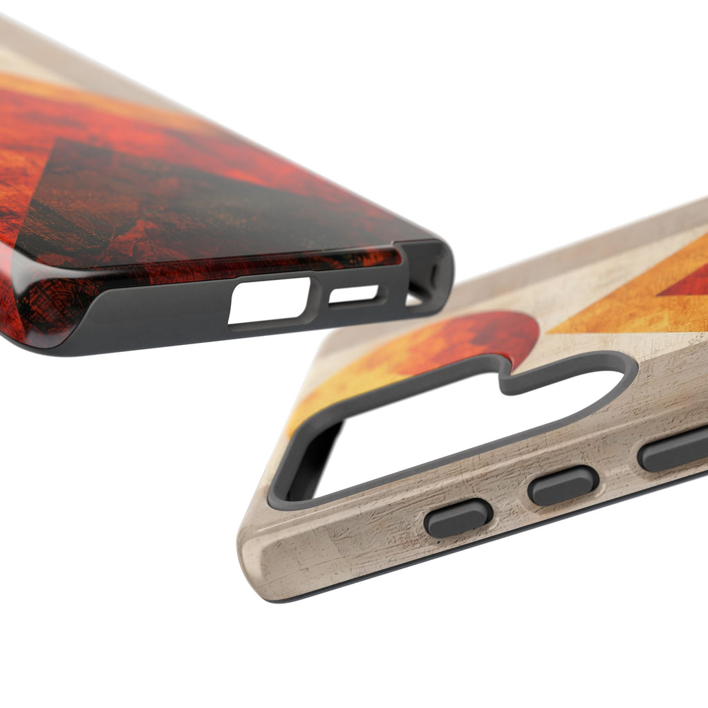 Retro Geometric Sunset Samsung Galaxy Case