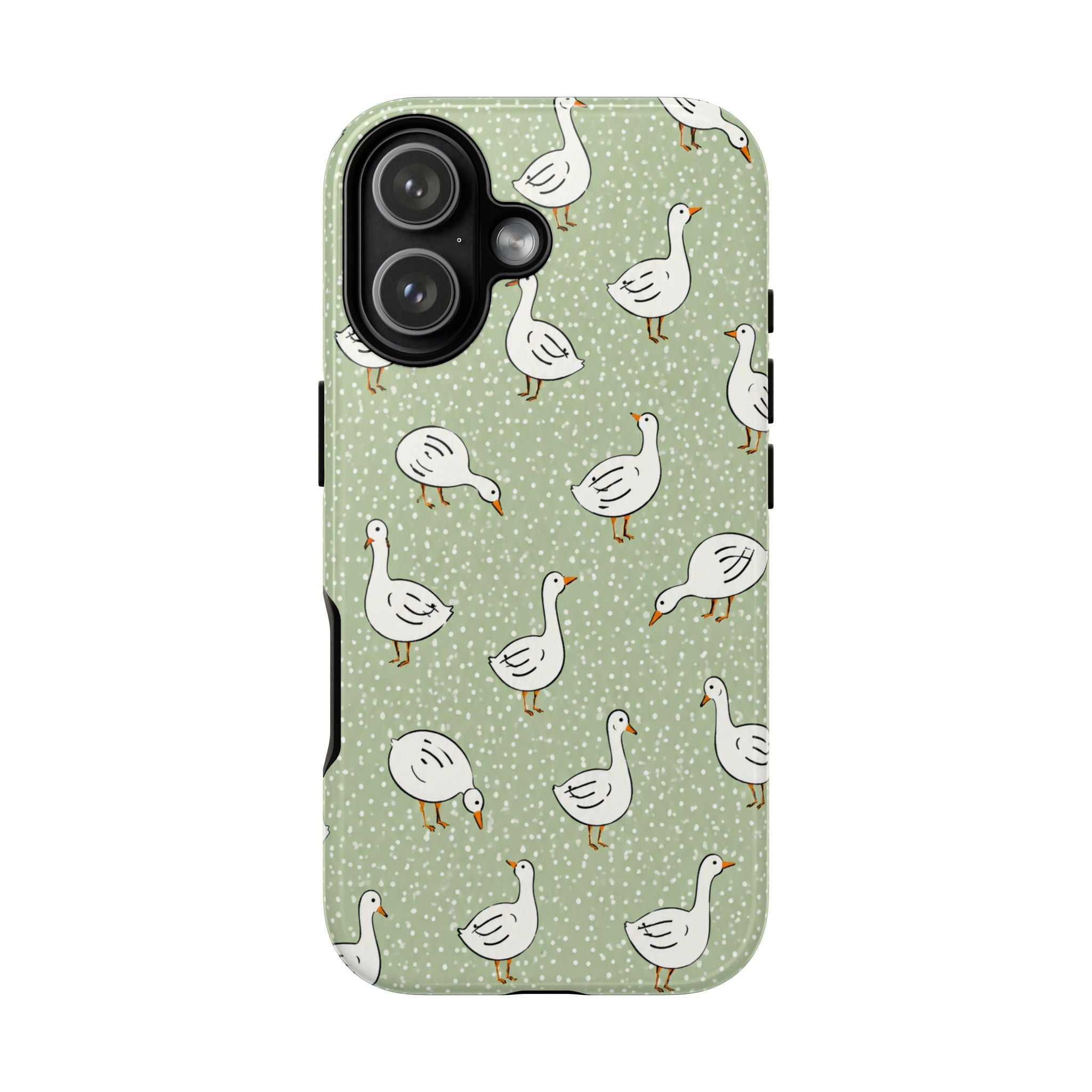 Goose iPhone Case | Cute White Goose Pattern Cover
