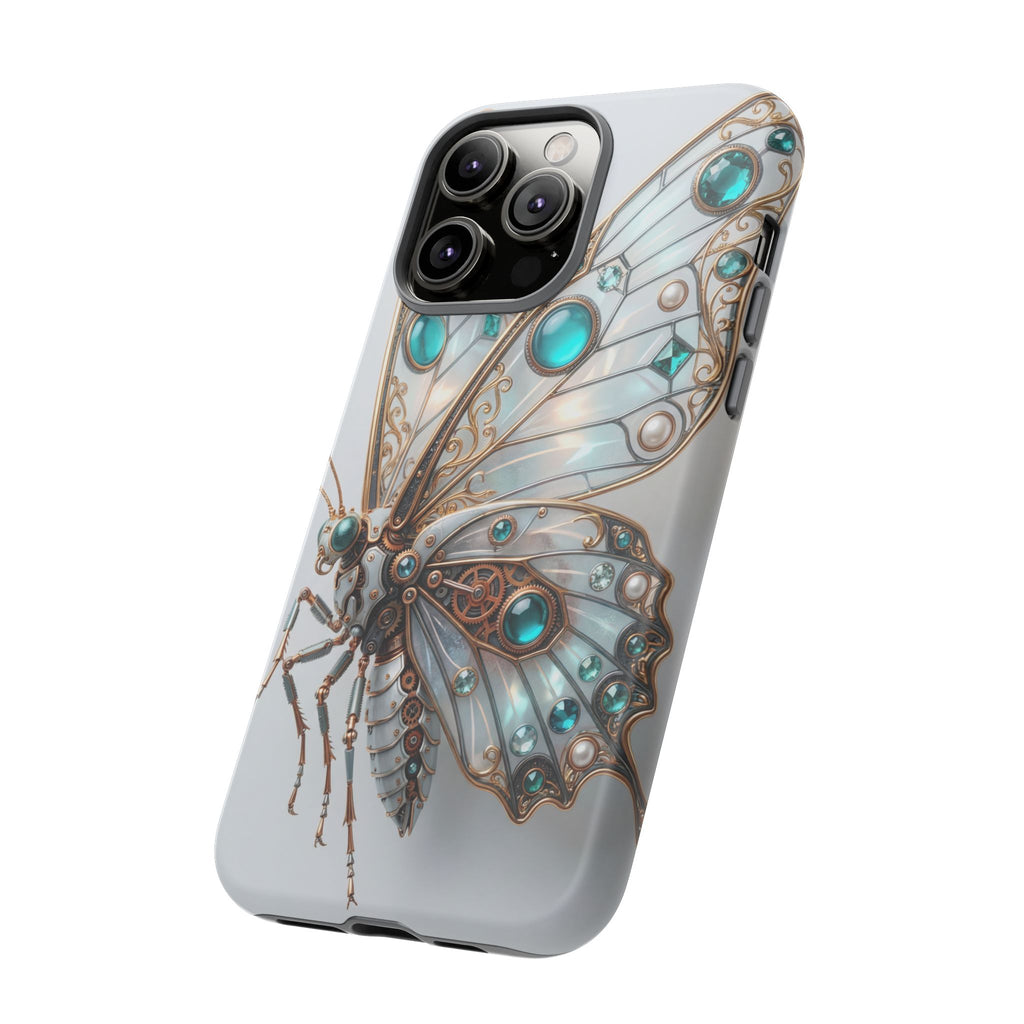 Butterfly Gem Phone Case — Steampunk Teal Jewel iPhone Case