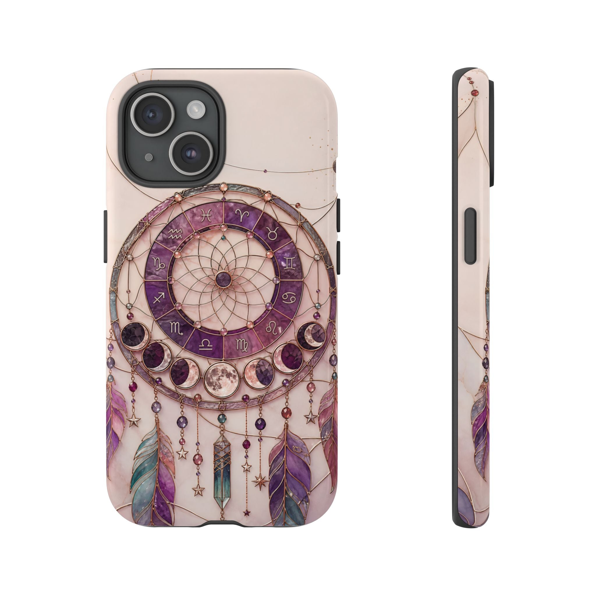 Dreamcatcher iPhone Case | Boho Moon Phase iPhone Case