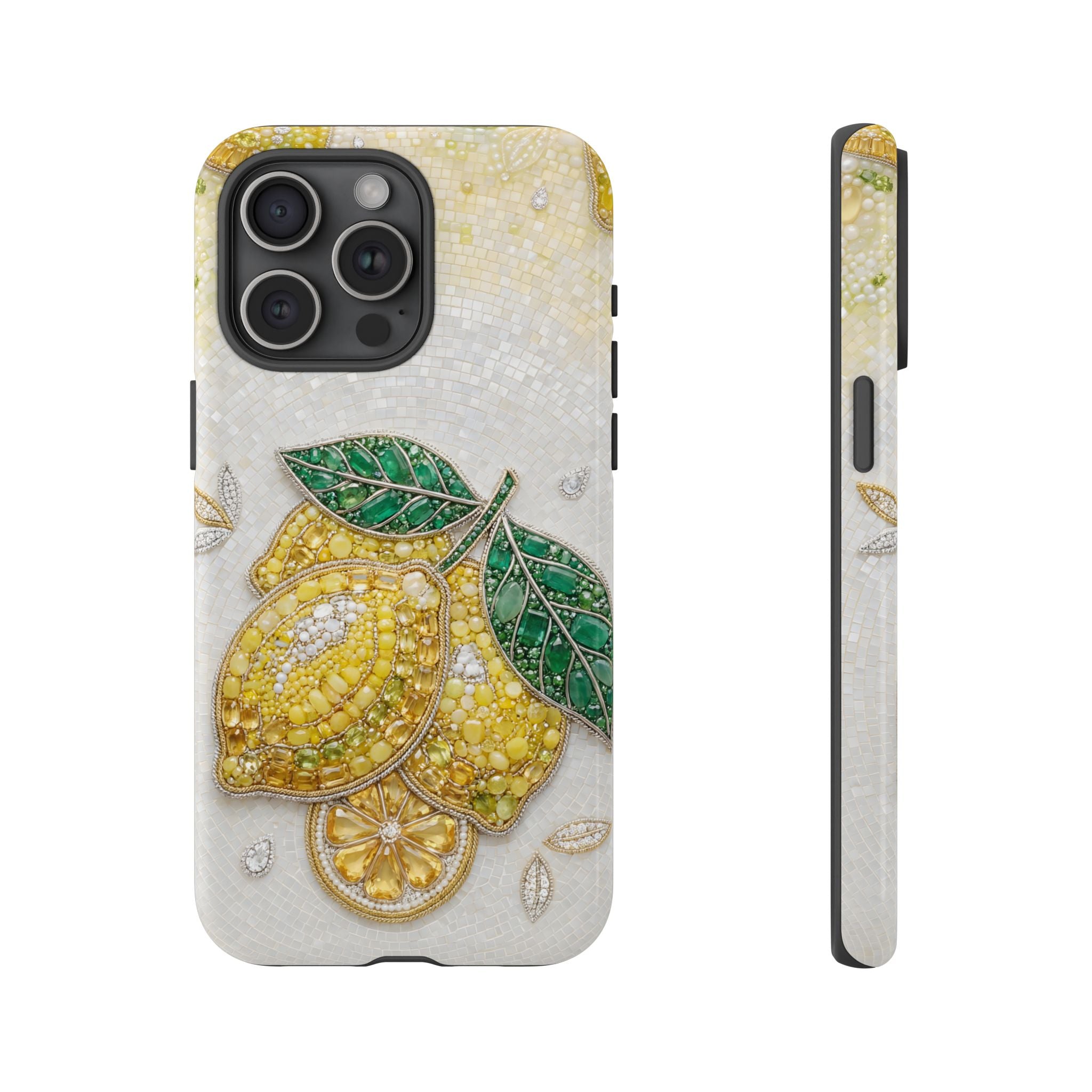 Luxe Lemon Jewel iPhone Case