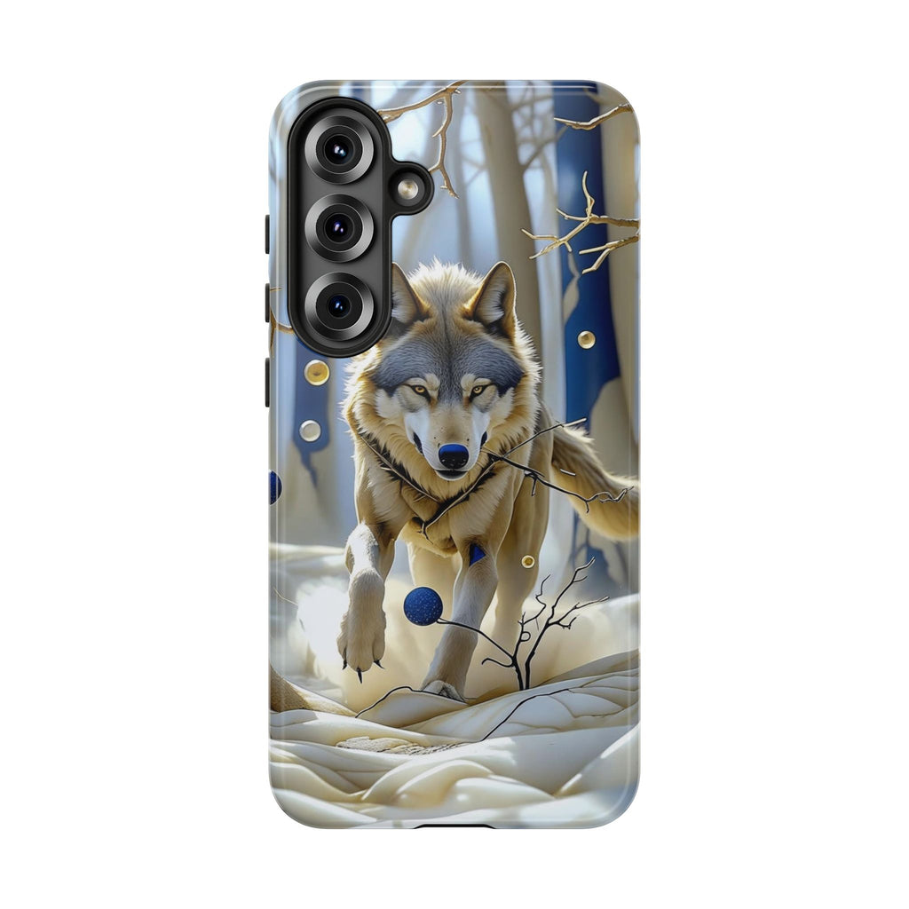 Wolf in Snow Samsung Galaxy Case — Rugged Wildlife