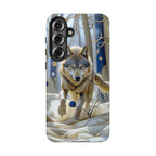 Wolf in Snow Samsung Galaxy Case — Rugged Wildlife
