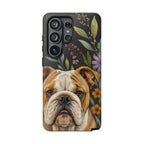 English Bulldog Samsung Galaxy Phone Case | Bulldog Dog Art Cover