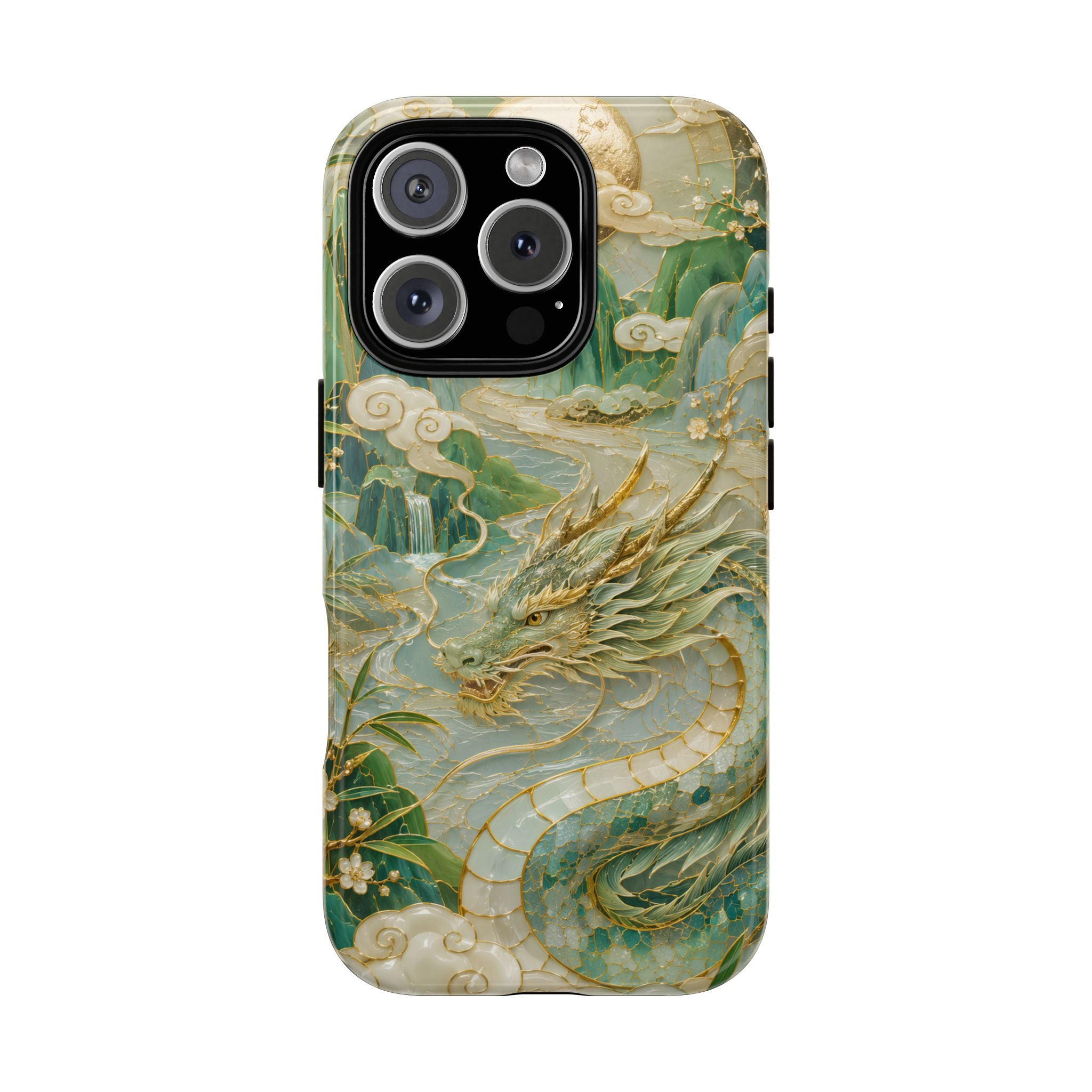 Chinese Dragon iPhone Case | Jade Dragon Art Cover