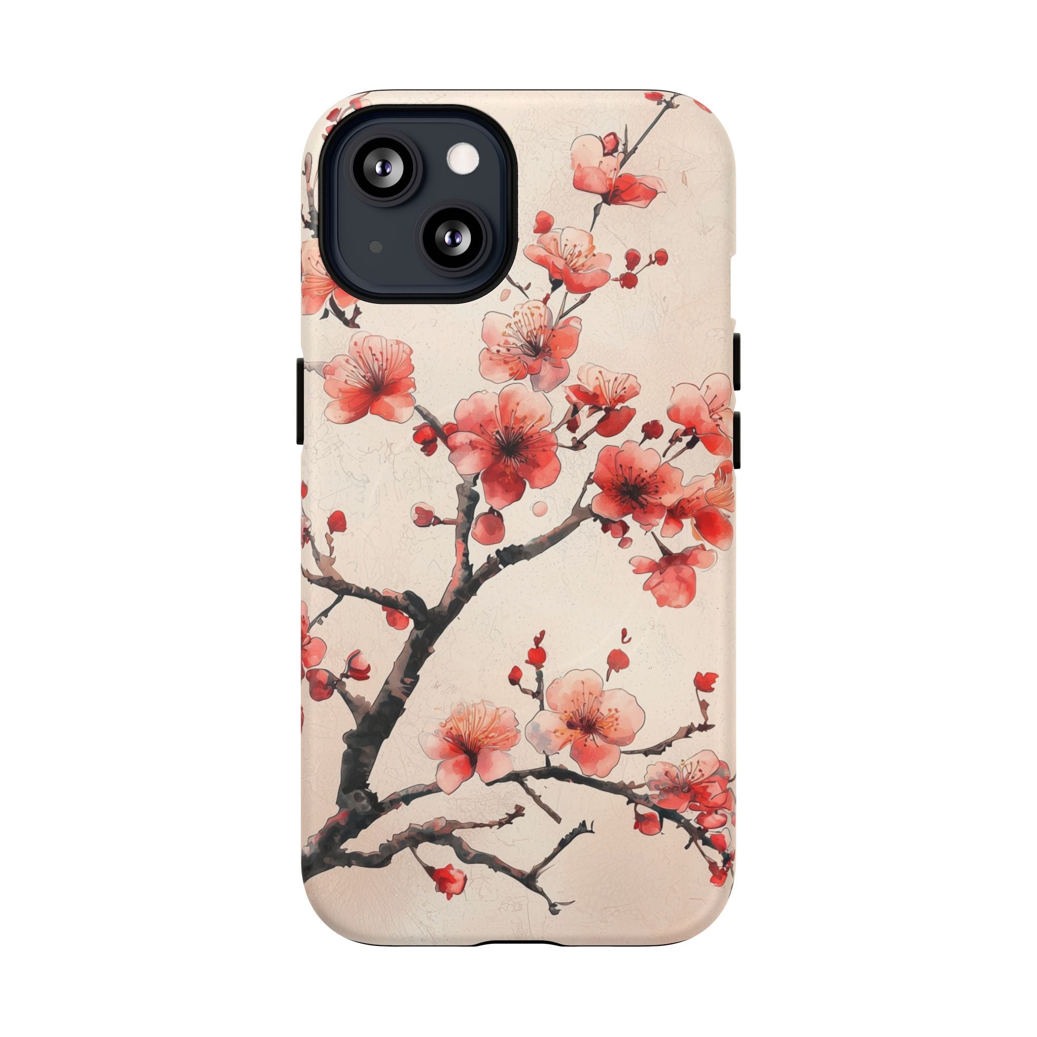 Cherry Blossom MagSafe iPhone Case | Floral Pink Blossom Branch Design
