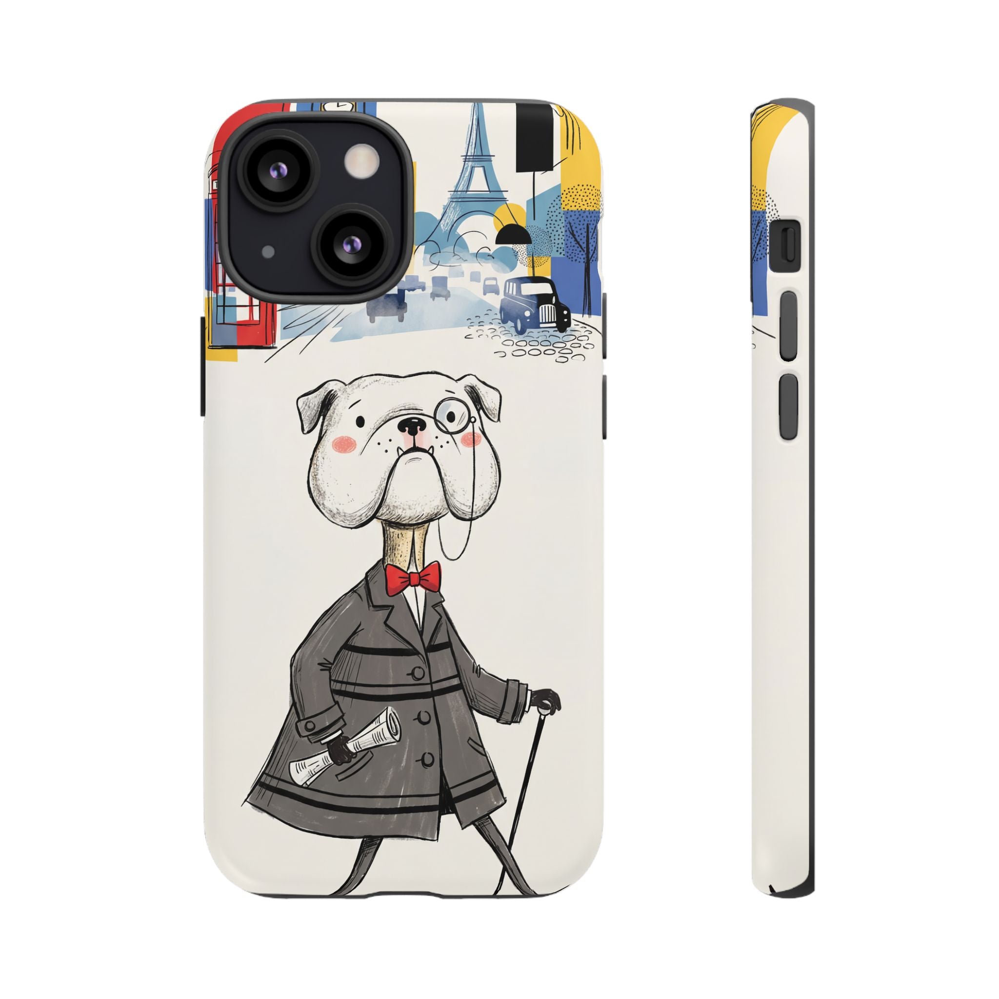 Vintage Dapper Gentleman Bulldog iPhone Case