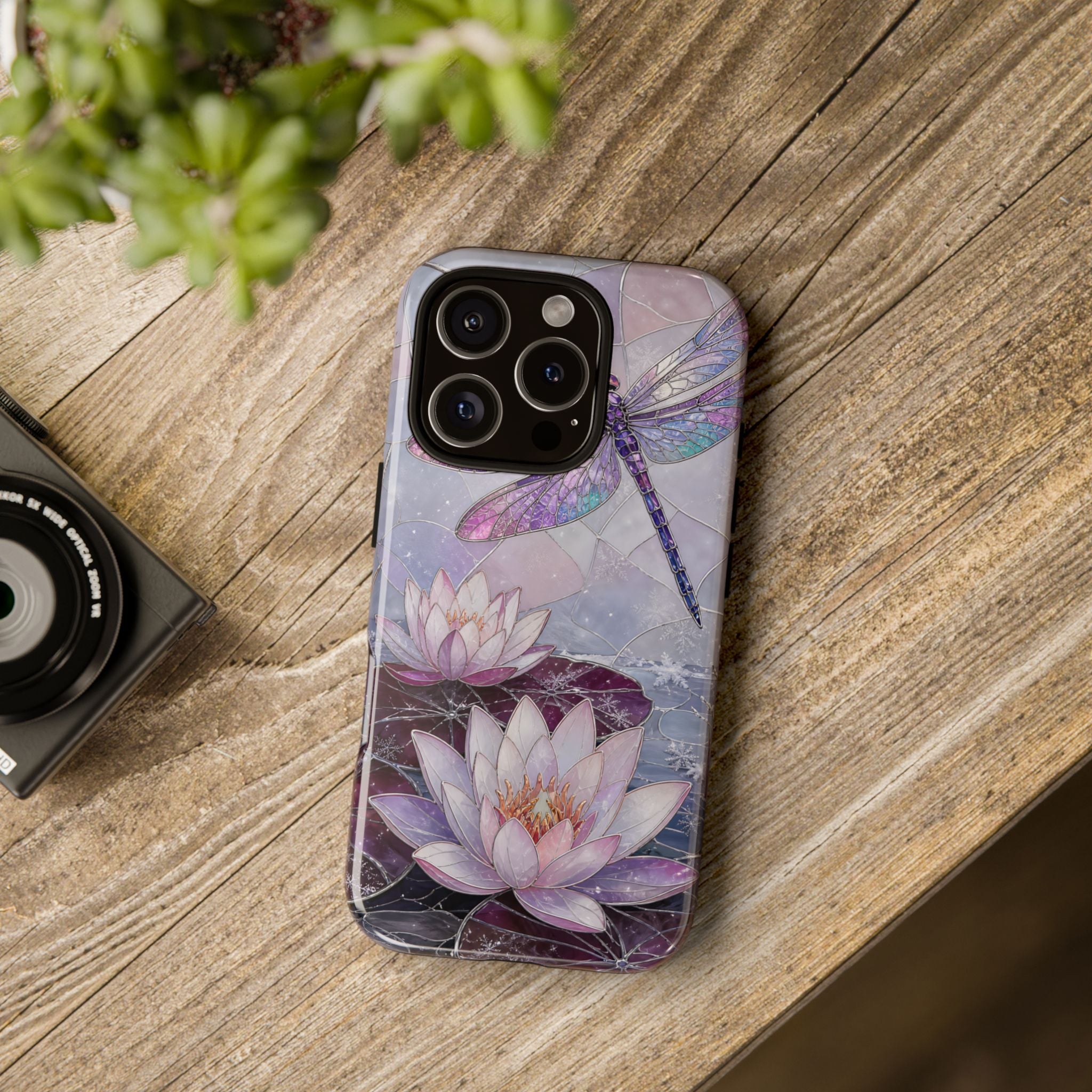 Dragonfly iPhone Case | Lotus Flower iPhone Case