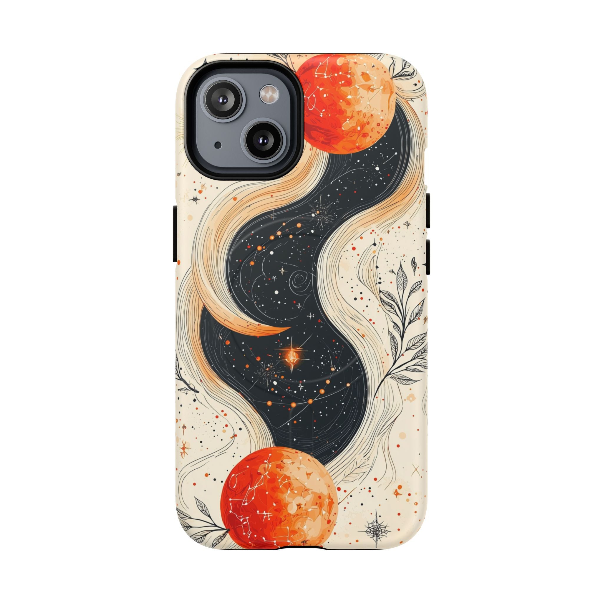 Custodia Astrology Galaxy MagSafe per iPhone | Red Moon Celestial
