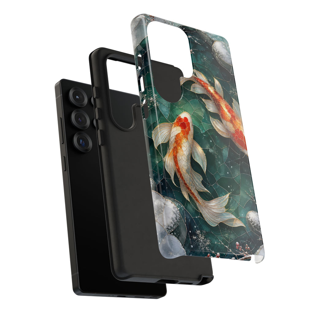 Koi Fish Samsung Galaxy Phone Case | Japanese Pond Phone Case