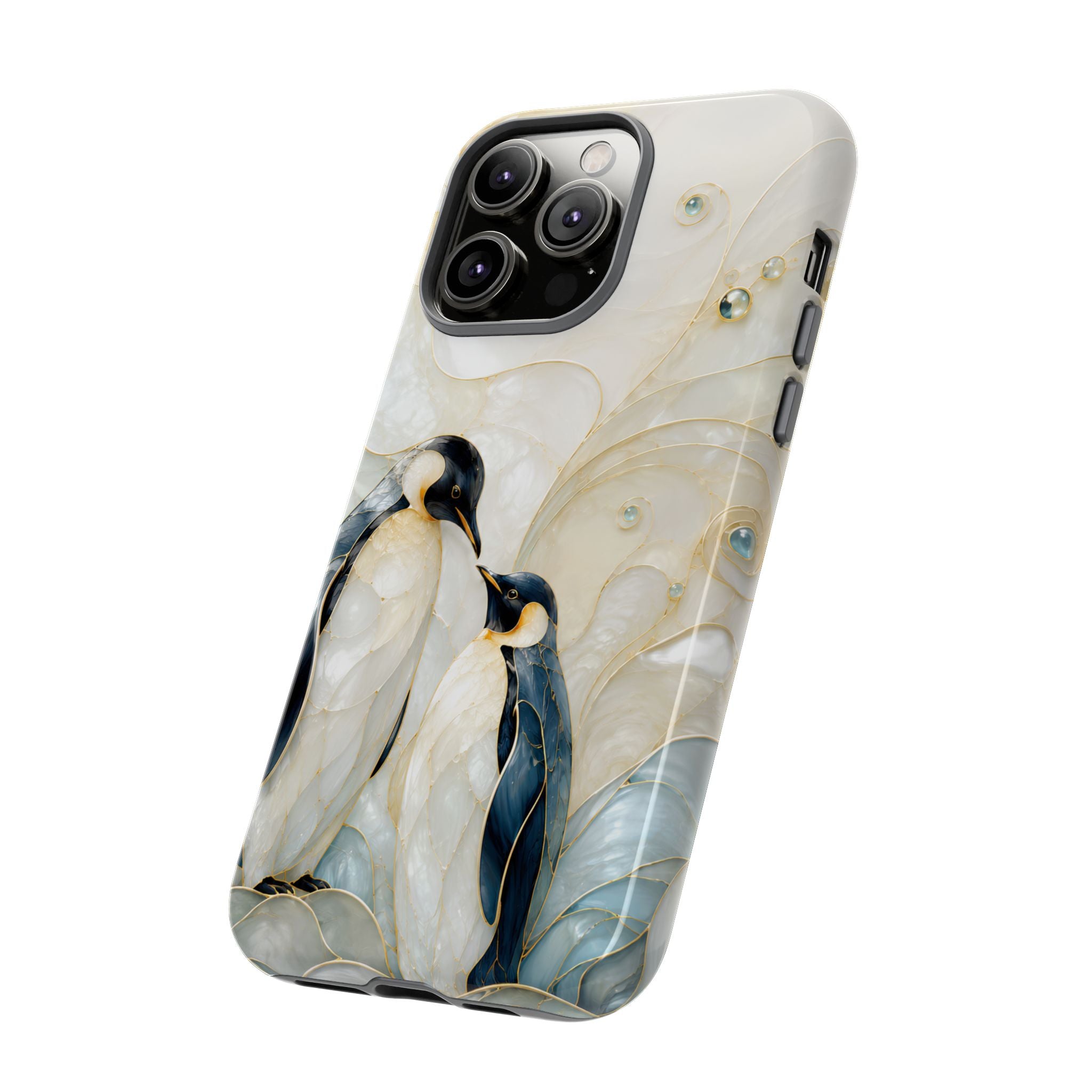 Penguin iPhone Case | Cute Penguin Couple Phone Case