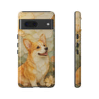 Corgi Google Pixel Phone Case | Stained Glass Dog Phone Case